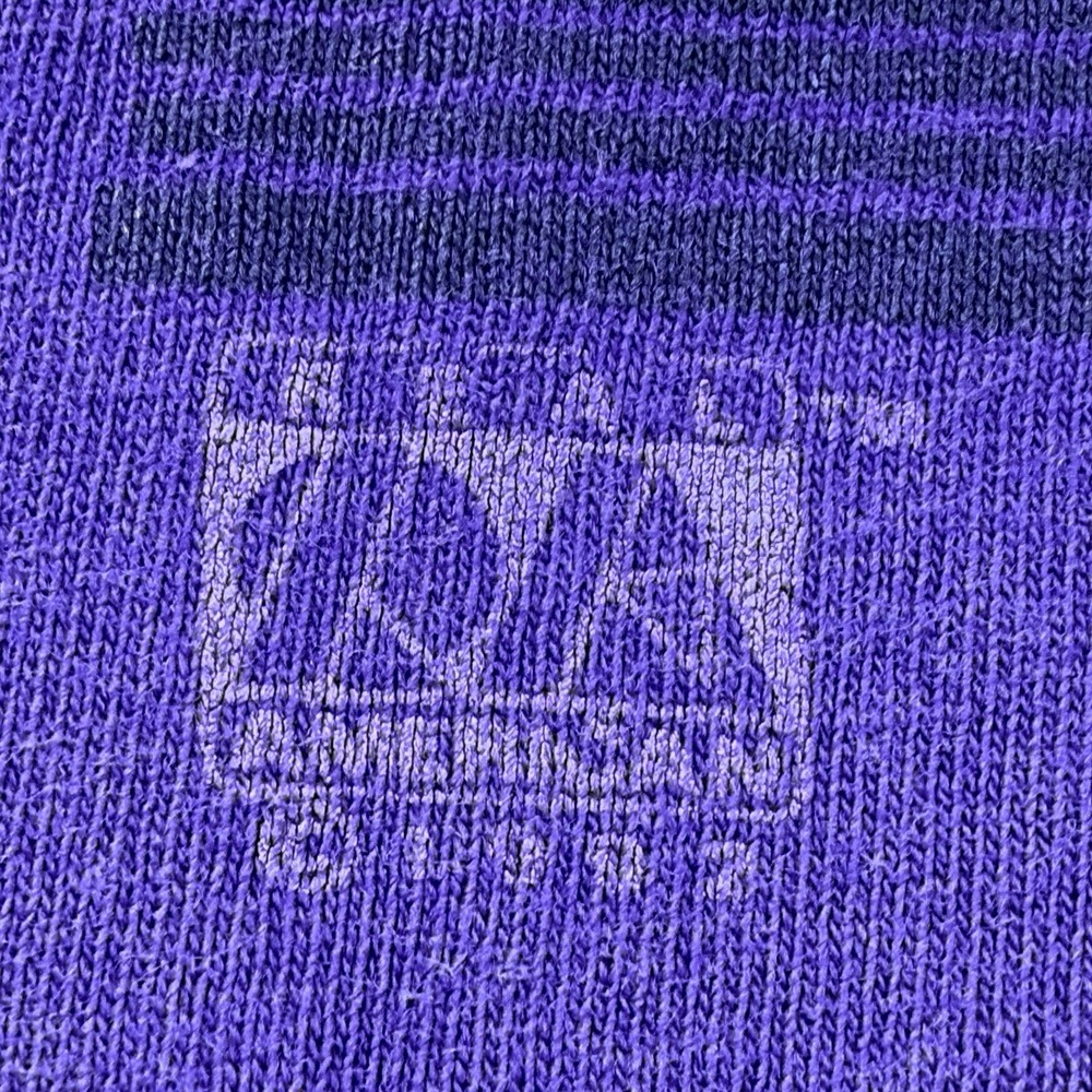 VTG 1992 Glitter Graphic T Shirt L Arkansas River Rafting Colorado Purple USA - Picture 7 of 16